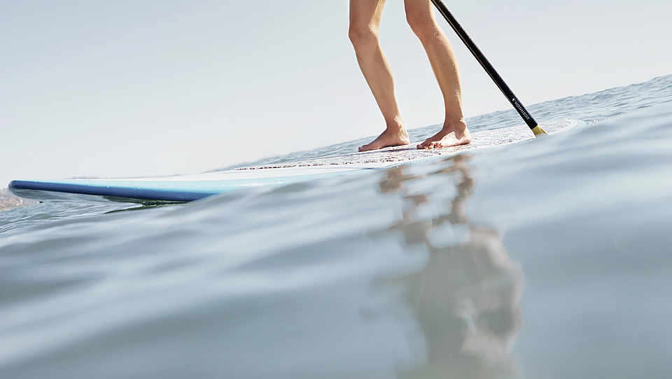 StandupPaddling teste den Trendsport