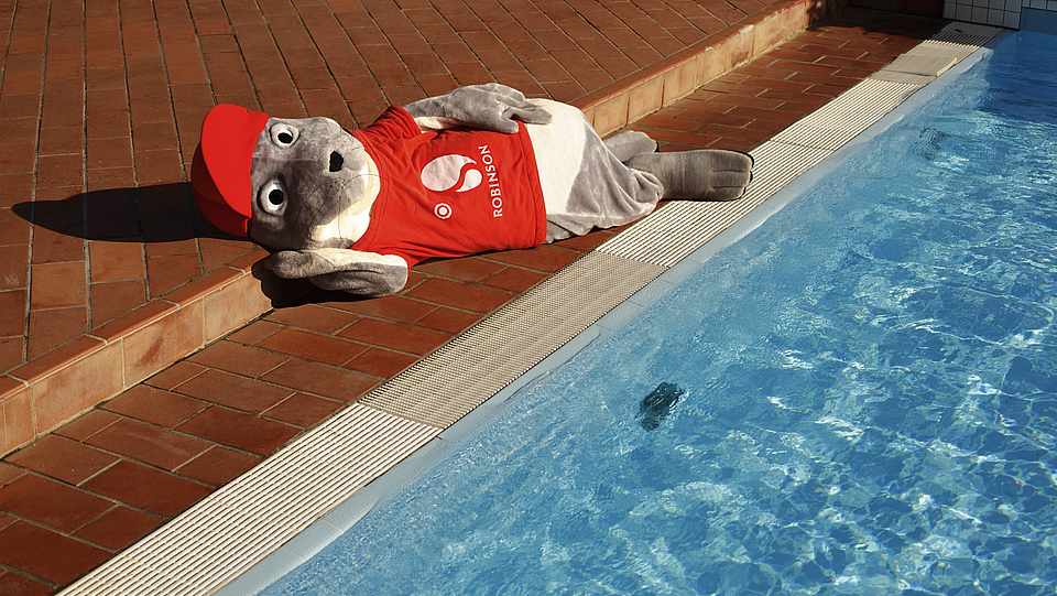 ROBY lerne das ROBINSON Maskottchen kennen